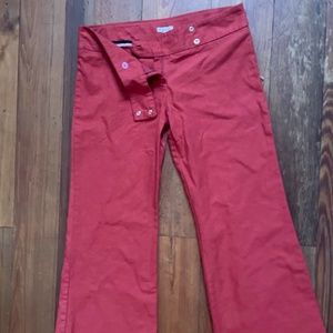 Retro low waisted sailor-front pants